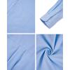 Alimens & Gentle Men’s Oxford Shirts Regular Fit Button Down Shirt Business Casual Shirts Long Sleeve Dress Shirt