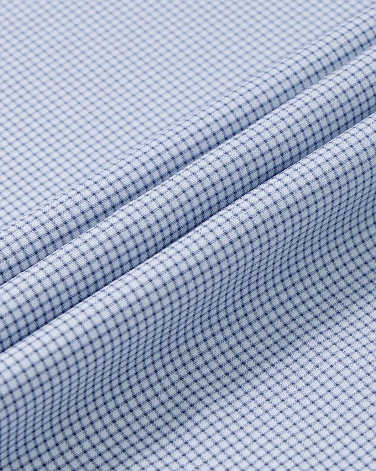 imageAlimens amp Gentle Mens Dress Shirts Long Sleeve Lightweight Gingham Shirts Regular Fit Business Casual Plaid Shirt with PocketNavy Blue Gingham