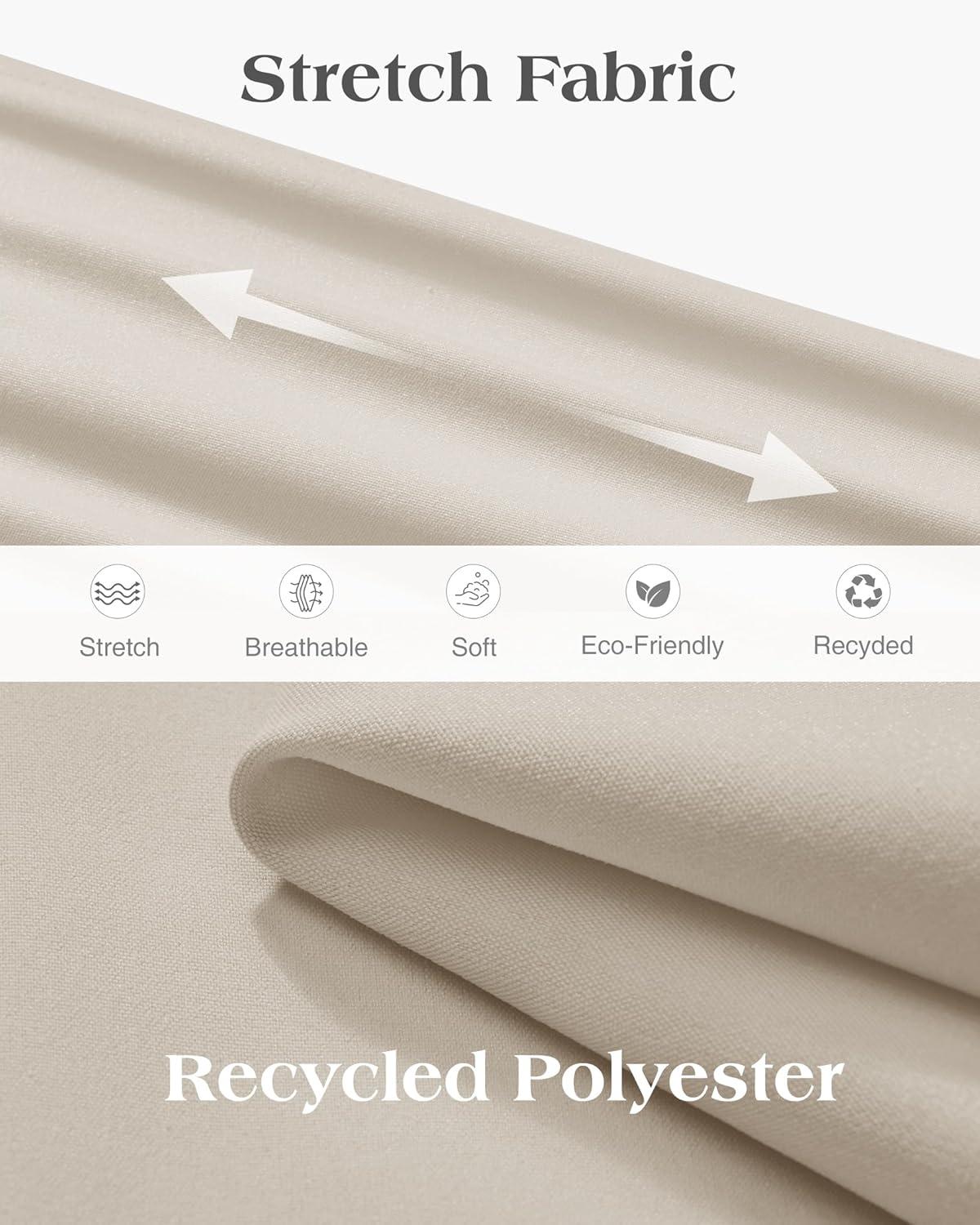 imageAlimens amp Gentle Mens Dress Shirts Stretch Solid Wrinkle Free Button Down Shirt Business Wedding Casual Button Up ShirtBeige