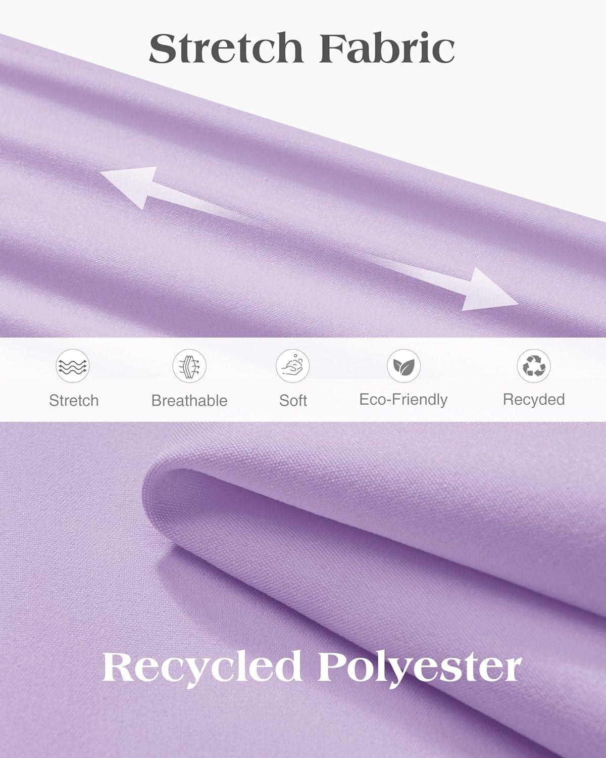 imageAlimens amp Gentle Mens Dress Shirts Stretch Solid Wrinkle Free Button Down Shirt Business Wedding Casual Button Up ShirtLavender