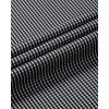 Alimens & Gentle Mens Dress Shirts Long Sleeve Lightweight Gingham Shirts Regular Fit Business Casual Plaid Shirt with Pocket(Black White Plaid)