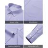 Alimens & Gentle Mens Dress Shirts Long Sleeve Lightweight Gingham Shirts Regular Fit Business Casual Plaid Shirt with Pocket(Blue Red plaid)