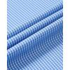 Alimens & Gentle Mens Dress Shirts Long Sleeve Lightweight Gingham Shirts Regular Fit Business Casual Plaid Shirt with Pocket(Blue White plaid)