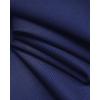 Alimens & Gentle Mens Dress Shirts Short Sleeve Wrinkle Free Stretch Regular Fit Formal Casual Button Down Shirt with Pocket(Navy Blue)
