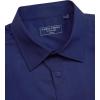 Alimens & Gentle Mens Dress Shirts Short Sleeve Wrinkle Free Stretch Regular Fit Formal Casual Button Down Shirt with Pocket(Navy Blue)