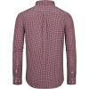 Alimens & Gentle Mens Long Sleeve Button Down Shirts Stretch Regular Fit Dress Shirts Casual Work Gingham Shirts with Pocket(Red Black Plaid)