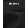 Alimens & Gentle Men’s Premium Dress Shirt – Silk Stain Shield Performence Wrinkle Free Button Down Shirts(Black)