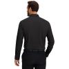 Alimens & Gentle Men’s Premium Dress Shirt – Silk Stain Shield Performence Wrinkle Free Button Down Shirts(Black)