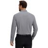 Alimens & Gentle Men’s Premium Dress Shirt – Silk Stain Shield Performence Wrinkle Free Button Down Shirts(Grey)