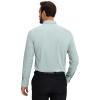 Alimens & Gentle Men’s Premium Dress Shirt – Silk Stain Shield Performence Wrinkle Free Button Down Shirts(Light Grey)