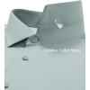 Alimens & Gentle Men’s Premium Dress Shirt – Silk Stain Shield Performence Wrinkle Free Button Down Shirts(Light Grey)