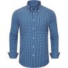 Navy White Plaid