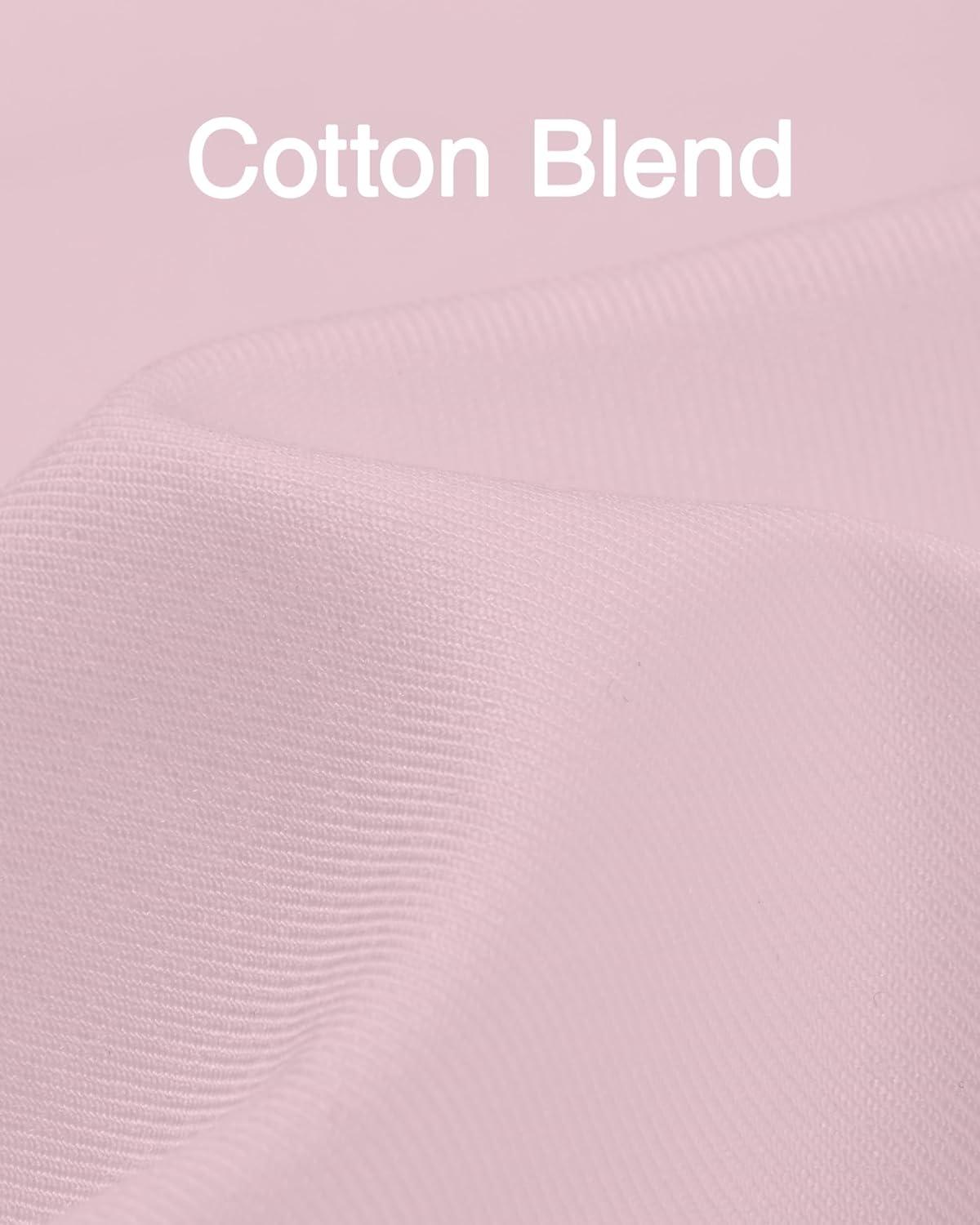 imageAlimens amp Gentle Mens Premium Dress Shirt Cotton Moisture Wicking Performence Wrinkle Free Button Down ShirtsPink