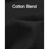 Alimens & Gentle Men’s Premium Dress Shirt – Cotton Moisture Wicking Performence Wrinkle Free Button Down Shirts(Black)