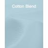 Alimens & Gentle Men’s Premium Dress Shirt – Cotton Moisture Wicking Performence Wrinkle Free Button Down Shirts(Light Blue)