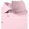 Alimens & Gentle Men’s Premium Dress Shirt – Cotton Moisture Wicking Performence Wrinkle Free Button Down Shirts(Pink)