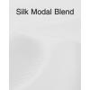 Alimens & Gentle Men’s Premium Dress Shirt – Silk Modal Performence Wrinkle Free Button Down Shirts(White)