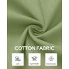 Alimens & Gentle Mens Cotton Linen Textured Shirt Long Sleeve Button Down Shirts Casual Summer Beach Wedding Tops with Pocket(Sage Green)