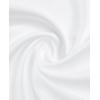 Alimens & Gentle Mens Dress Shirts Stretch Long Sleeve Formal Business Wedding Button Down Shirt Wrinkle Free(Solid White)