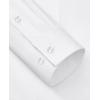 Alimens & Gentle Mens Dress Shirts Stretch Long Sleeve Formal Business Wedding Button Down Shirt Wrinkle Free(Solid White)