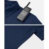Alimens & Gentle Performance Polo Shirts for Men Stretch Quick Dry Golf Shirt Short Sleeve Tactical Casual Tops Outdoor Navy Blue
