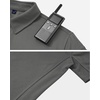 Alimens & Gentle Men’s Polo Shirt Golf Shirt Camping Dry Fit Tops Light Grey