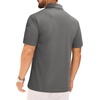 Alimens & Gentle Men’s Polo Shirt Golf Shirt Camping Dry Fit Tops Light Grey