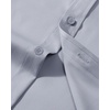 Alimens & Gentle Men’s Dress Shirts Transitional Weather Long Sleeve Stretch Wrinkle-Free Button Down Top(Silver)