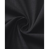 Alimens & Gentle Mens Linen Shirt Short Sleeve Casual Cotton Button Down Shirts Collared Summer Shirts(Black)