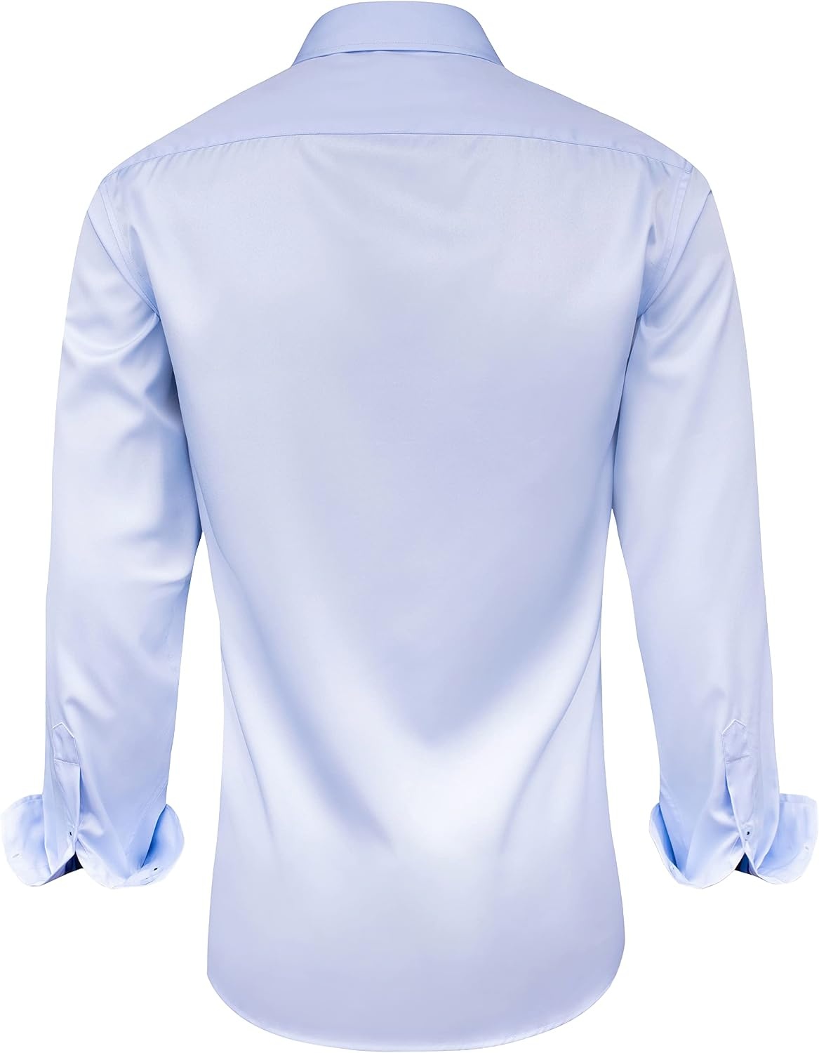 image:imageMens Dress Shirt Long Sleeve Wrinkle Free Button Down Shirt Business CasualBlue