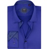 Mens Dress Shirt Long Sleeve Wrinkle Free Button Down Shirt Business Casual | No Iron, Contrast Color Collar Cuffs, Formal Casual, Versatile, Graduation Office Party, Regular Fit, Breathable, No Fading(Royal Blue)