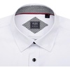 Mens Dress Shirt Long Sleeve Wrinkle Free Button Down Shirt Business Casual | No Iron, Contrast Color Collar Cuffs, Formal Casual, Versatile, Graduation Office Party, Regular Fit, Breathable, No Fading(White)