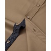 Mens Dress Shirt Long Sleeve Wrinkle Free Button Down Shirt Business Casual | No Iron, Contrast Color Collar Cuffs, Formal Casual, Versatile, Graduation Office Party, Regular Fit, Breathable, No Fading(Camel)