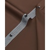Mens Dress Shirt Long Sleeve Wrinkle Free Button Down Shirt Business Casual(Brown)