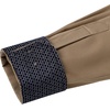 Mens Dress Shirt Long Sleeve Wrinkle Free Button Down Shirt Business Casual(Camel)