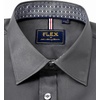 Mens Dress Shirt Long Sleeve Wrinkle Free Button Down Shirt Business Casual(Grey)