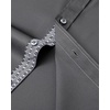 Mens Dress Shirt Long Sleeve Wrinkle Free Button Down Shirt Business Casual(Grey)
