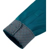 Mens Dress Shirt Long Sleeve Wrinkle Free Button Down Shirt Business Casual(Peacock)
