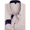 Mens Dress Shirt Long Sleeve Wrinkle Free Button Down Shirt Business Casual(Tan)