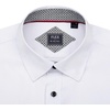 Mens Dress Shirt Long Sleeve Wrinkle Free Button Down Shirt Business Casual(White)