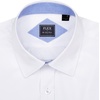 Mens Dress Shirt Long Sleeve Wrinkle Free Button Down Shirt Business Casual(White Blue)