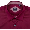 Mens Dress Shirt Long Sleeve Wrinkle Free Button Down Shirt Business Casual(Wine Red)
