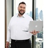 Alimens & Gentle Big and Tall Dress Shirts for Men with Pocket(2XL-6XL B＆T) | Office Work,Business Casual,Wedding,Formal Event,Interview,Wrinkle-Free,4-Way Stretch,Soft,Breathable,Polyester Spandex(White)