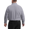 Alimens & Gentle Big and Tall Dress Shirts for Men with Pocket(2XL-6XL B＆T) | Office Work,Business Casual,Wedding,Formal Event,Interview,Wrinkle-Free,4-Way Stretch,Soft,Breathable,Polyester Spandex(Grey)