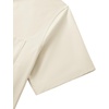 Mens Short Sleeve Dress Shirt Wrinkle Free Button Down Shirt with Pocket | Work Office, Wedding Graduation, Formal Business Casual, Party Family, Comfortable Gala, Easy Care Solid Fabric, Regular Fit(Tan)