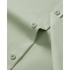 Mens Short Sleeve Dress Shirt Wrinkle Free Button Down Shirt with Pocket | Work Office, Wedding Graduation, Formal Business Casual, Party Family, Comfortable Gala, Easy Care Solid Fabric, Regular Fit(Sage Green)