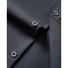 Mens Short Sleeve Dress Shirt Wrinkle Free Button Down Shirt with Pocket | Work Office, Wedding Graduation, Formal Business Casual, Party Family, Comfortable Gala, Easy Care Solid Fabric, Regular Fit(Dark Grey)