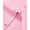 Mens Short Sleeve Dress Shirt Wrinkle Free Button Down Shirt with Pocket | Work Office, Wedding Graduation, Formal Business Casual, Party Family, Comfortable Gala, Easy Care Solid Fabric, Regular Fit(Pink)