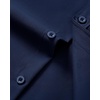 Mens Short Sleeve Dress Shirt Wrinkle Free Button Down Shirt with Pocket | Work Office, Wedding Graduation, Formal Business Casual, Party Family, Comfortable Gala, Easy Care Solid Fabric, Regular Fit(Navy Blue)
