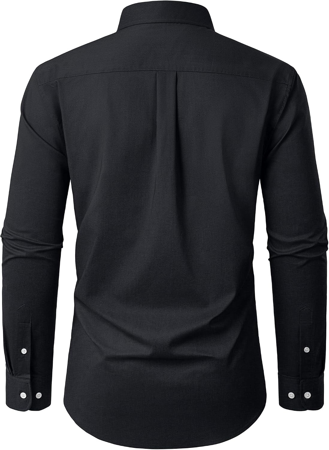 image:imageAlimens amp Gentle Mens Oxford Button Down Shirt with Pocket Stretch FabricWrinkle FreeRegular FitClassicBusiness CasualWeddingBlack